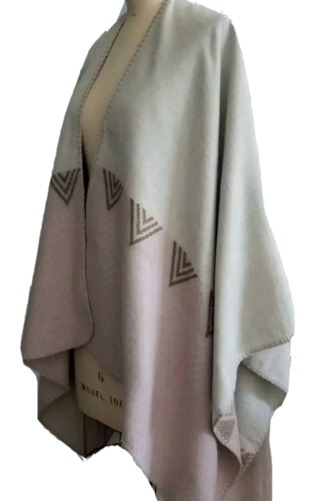 NWT Blanket Poncho Shawl Long Soft Acrylic - Picture 3 of 6